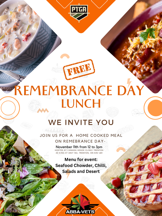 Remembrance day lunch