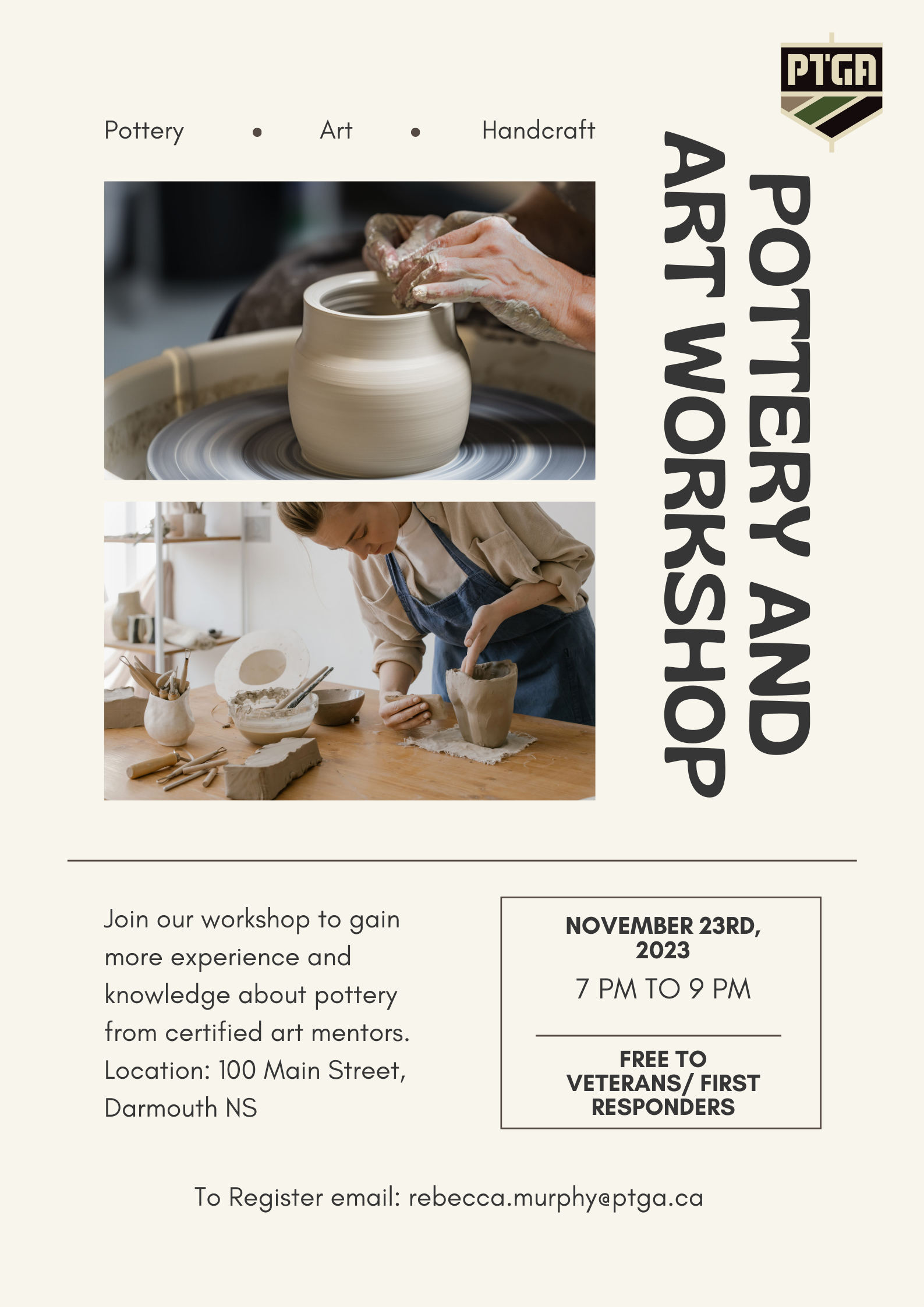 pottery evening in halifax