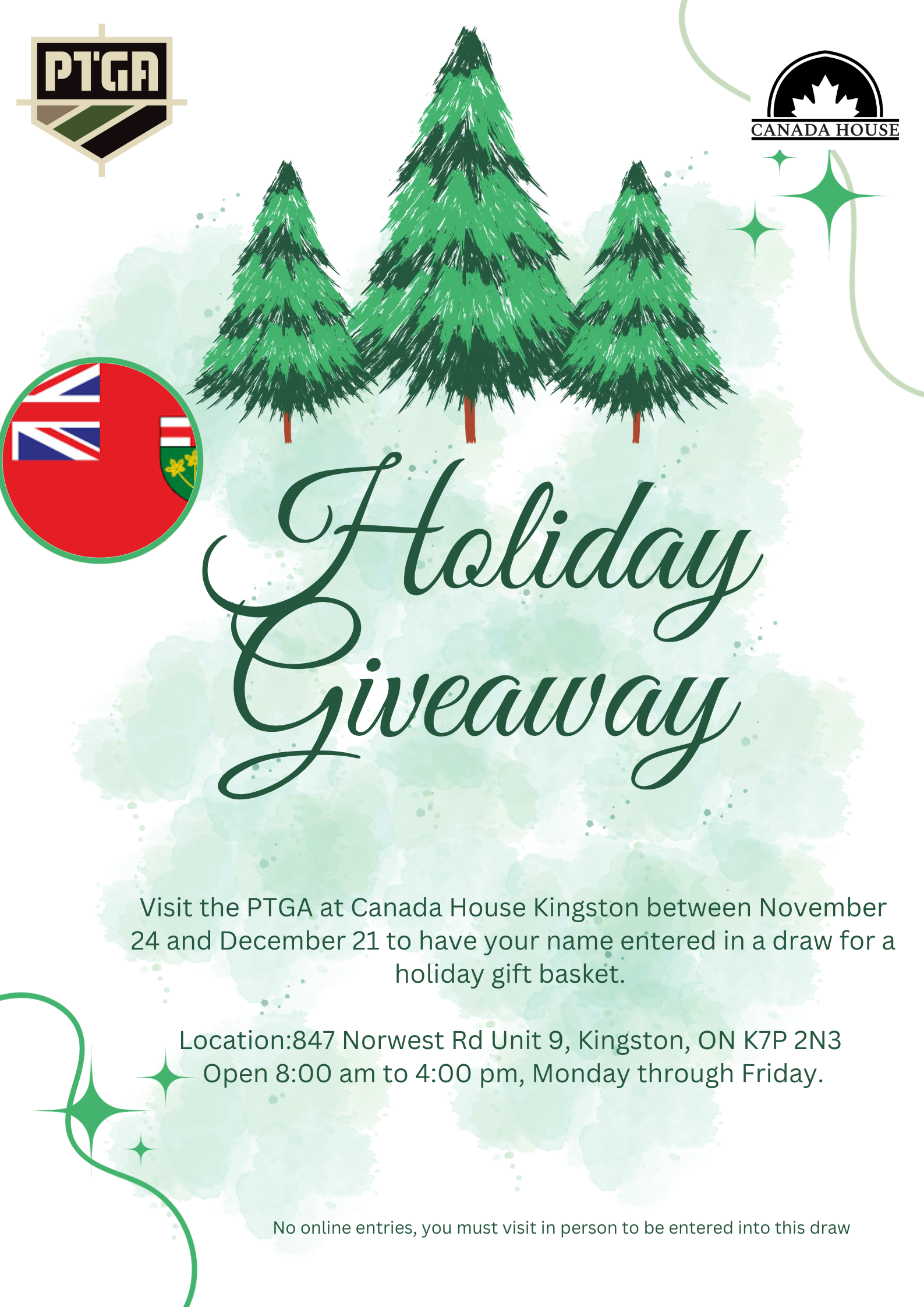 Holiday Give away in kingston