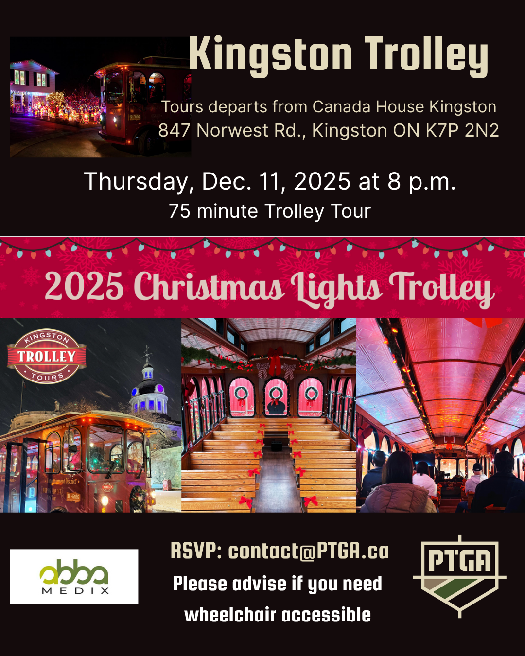 Kingston – 2025 Christmas Lights Trolley