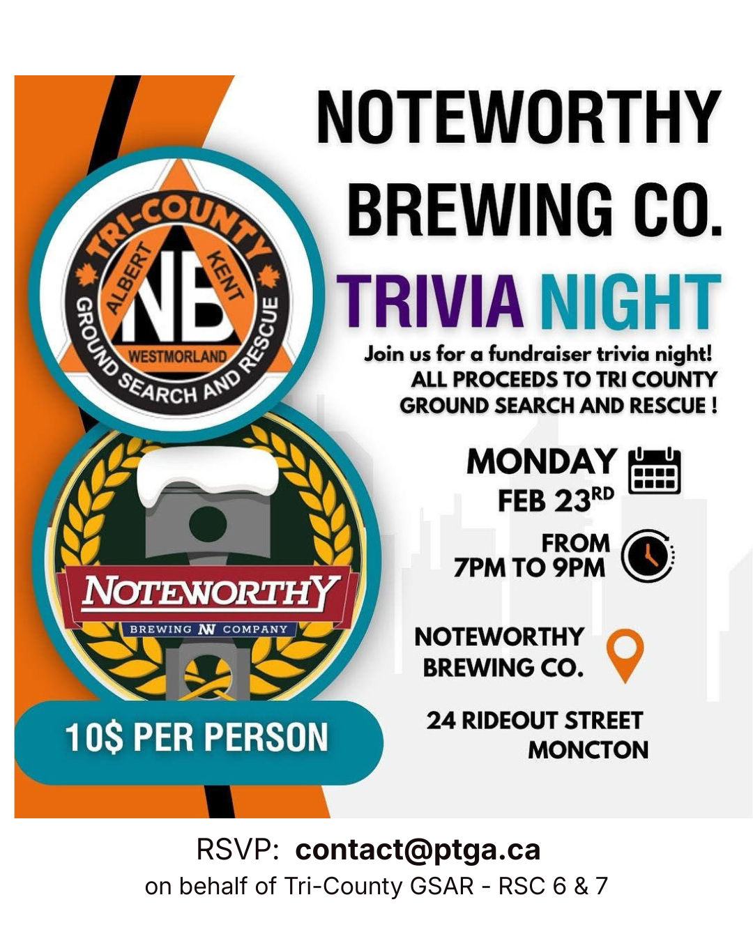 Trivia Night – Tri-County Ground Search & Rescue