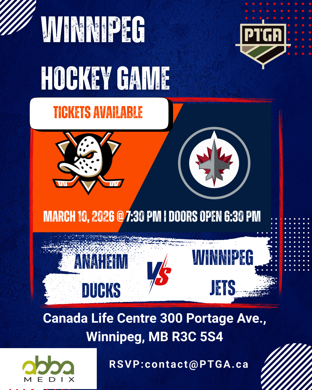 Winnipeg Jets game March 10, 2026