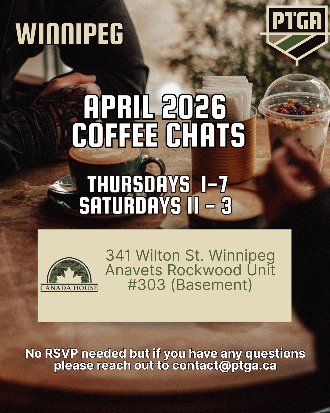 April Winnipeg Coffee Chats