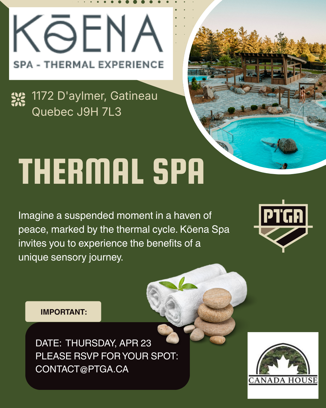 Koena Thermal Spa, Gatineau QC