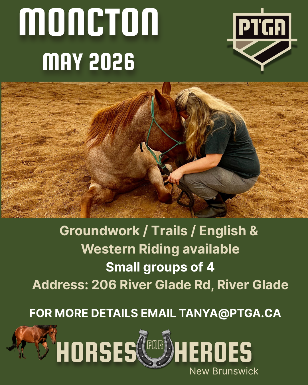 Horses for Heroes – various days and times