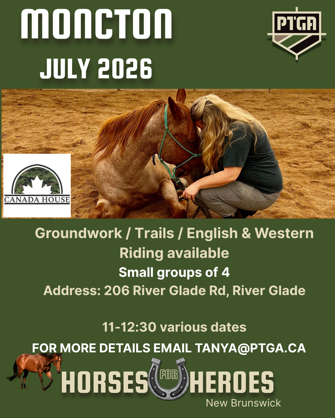 Horses for Heroes – various dates