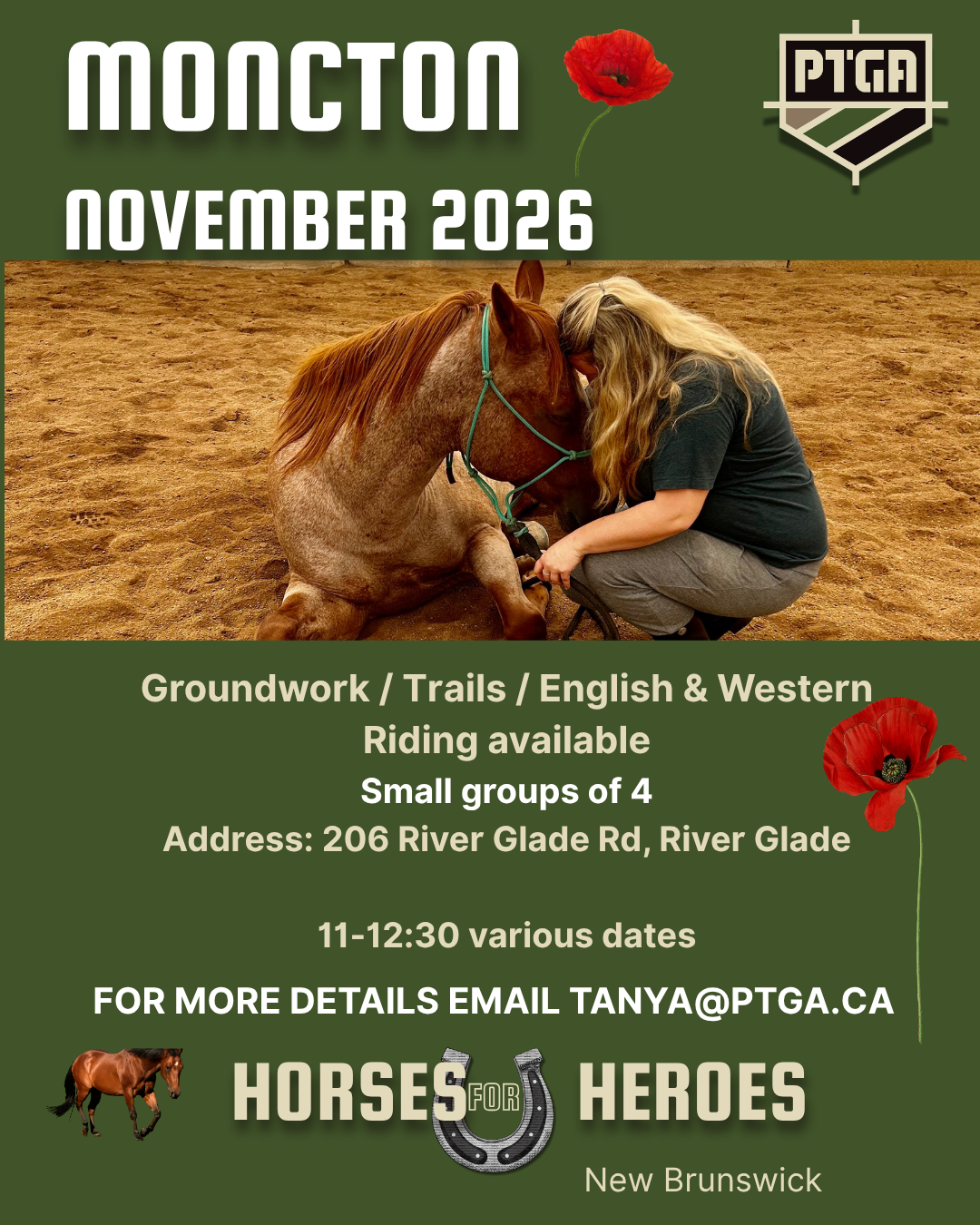 November Horses for Heroes, various dates